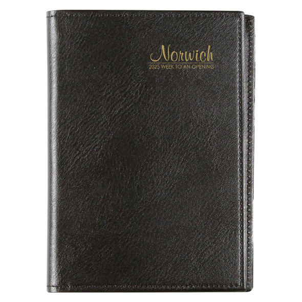 Norwich 2026 PVC Spiral Diary A6 Week To View Black | Mega Office Supplies Norwich 2026 PVC Spiral Diary A6 Week To View Black | Mega Office Supplies
