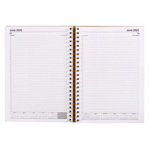 Ecowise Recycled Diary A4 Day To A Page Kraft 2026 | Mega Office Supplies Ecowise Recycled Diary A4 Day To A Page Kraft 2026 | Mega Office Supplies