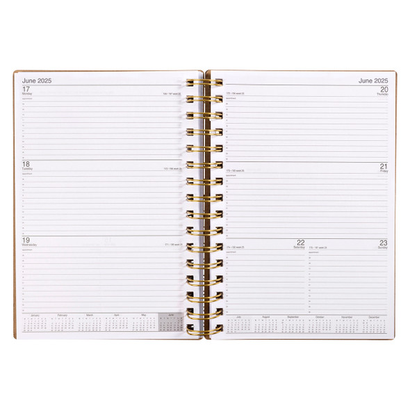 Ecowise Recycled Diary A5 Week To View Kraft 2026 | Mega Office Supplies Ecowise Recycled Diary A5 Week To View Kraft 2026 | Mega Office Supplies