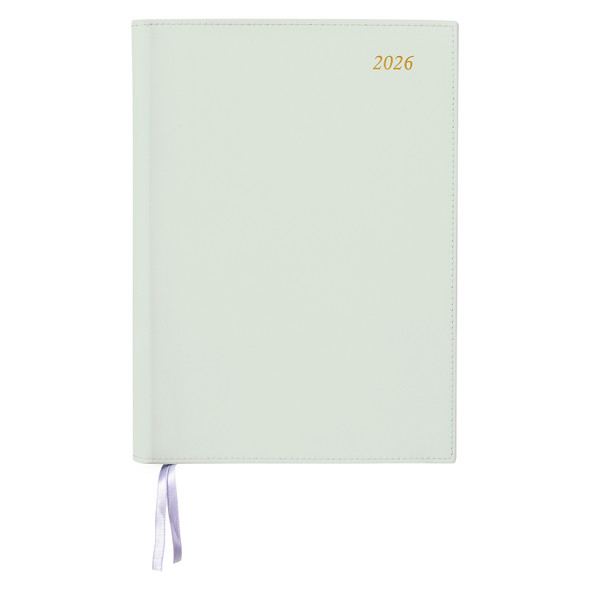 Soho 2026 PVC Spiral Diary A4 Day To A Page Sage Green Soho 2026 PVC Spiral Diary A4 Day To A Page Sage Green