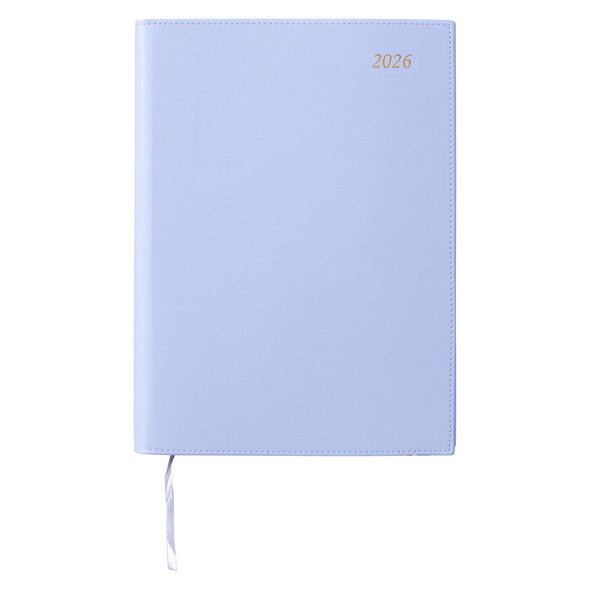 Soho 2026 PVC Spiral Diary A4 Day To A Page Dusty Blue Soho 2026 PVC Spiral Diary A4 Day To A Page Dusty Blue