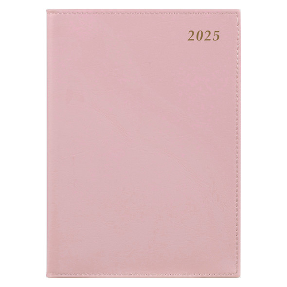 Soho 2026 PVC Spiral Diary A5 Day To A Page Misty Rose | Mega Office Supplies Soho 2026 PVC Spiral Diary A5 Day To A Page Misty Rose | Mega Office Supplies