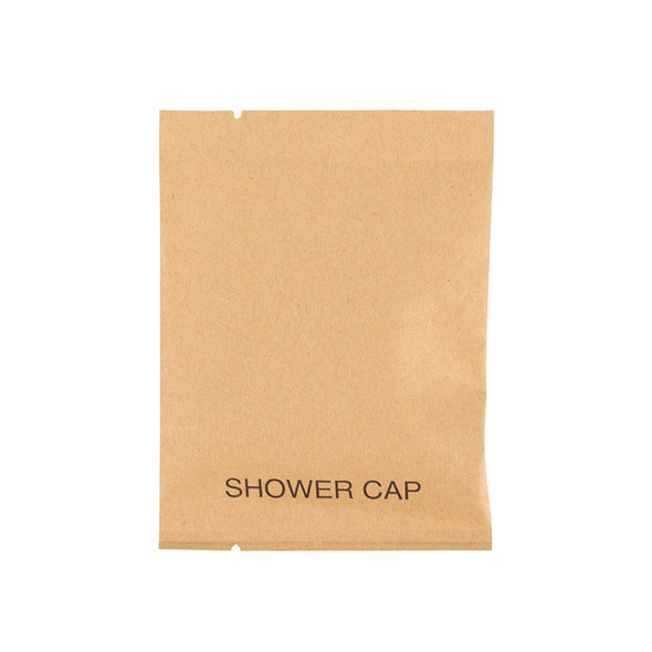 Shower Cap with White Scrunchie Carton of 200