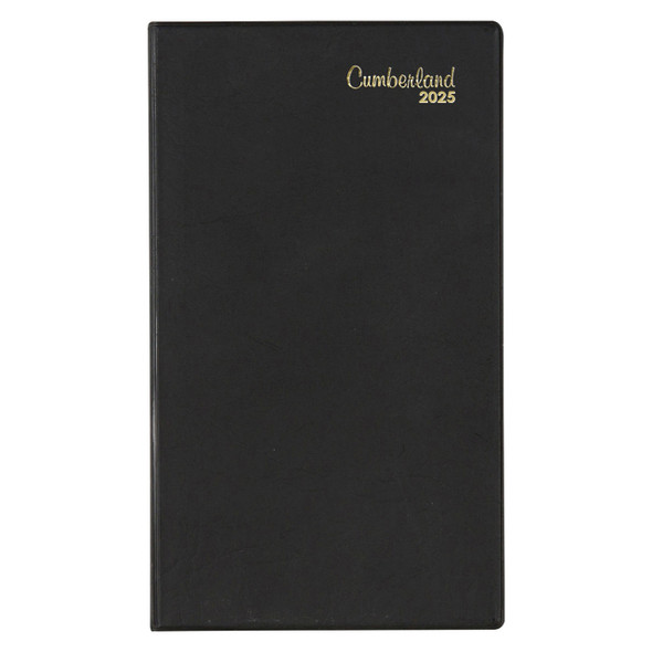 Cumberland 2026 PVC Pocket Diary Slimline Week To View Vertical Black | Mega Office Supplies Cumberland 2026 PVC Pocket Diary Slimline Week To View Vertical Black | Mega Office Supplies