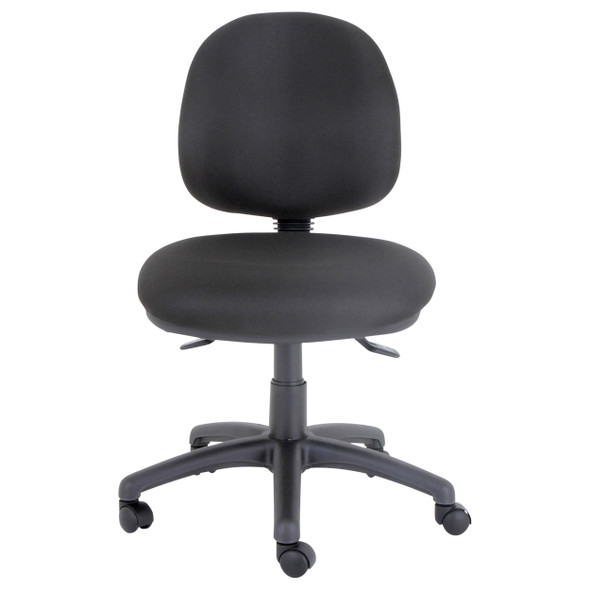 Mondo 3-Lever Java Chair Mid Back Without Arms Black
