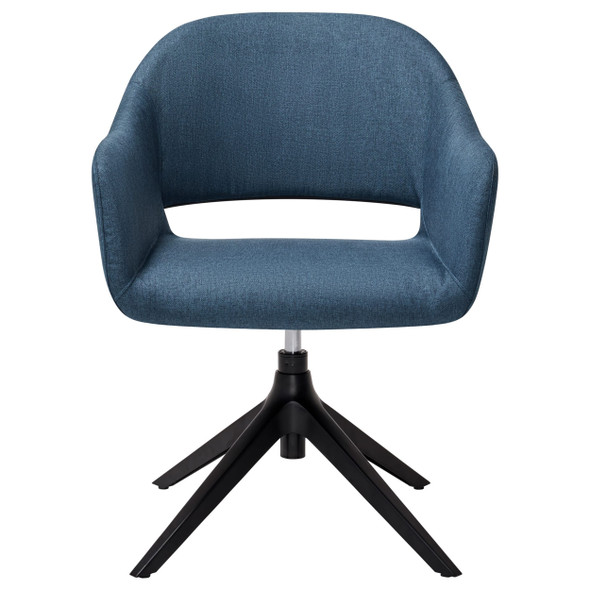 Saron Visitor Chair Low Back Blue Konfurb