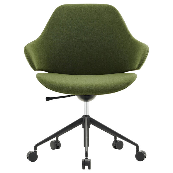 Orbit 5-Star Chair Mid Back with Arms Olive Konfurb