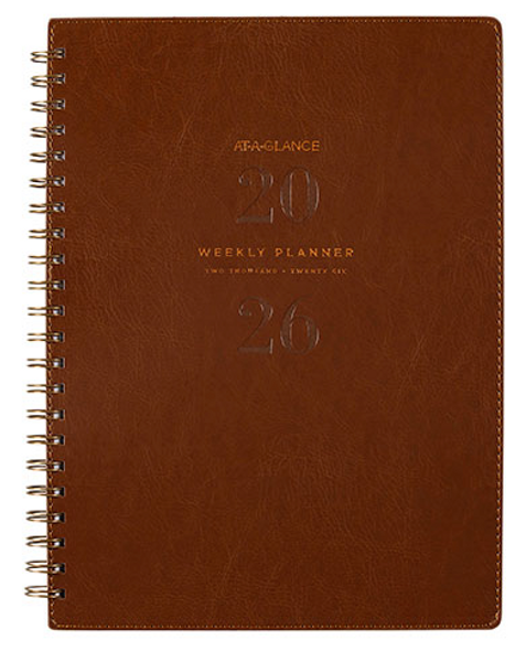 At-A-Glance 2026 Signature Collection Wiro Bound Weekly/Monthly Planner A4 Brown | Mega Office Supplies At-A-Glance 2026 Signature Collection Wiro Bound Weekly/Monthly Planner A4 Brown | Mega Office Supplies