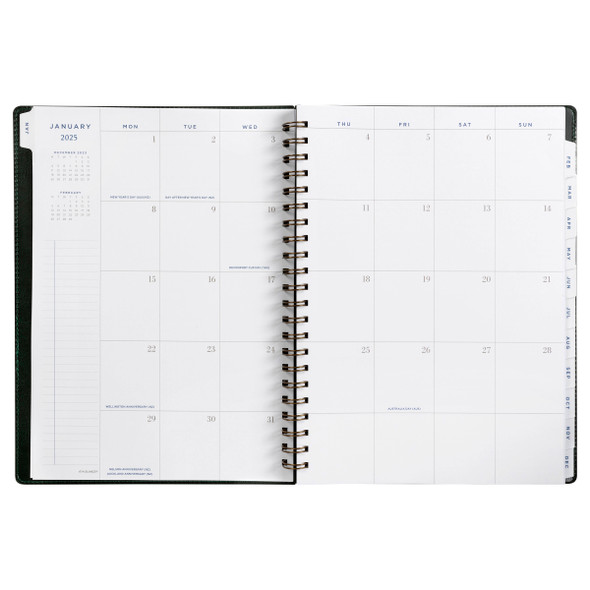 At-A-Glance Signature Collection Wiro Bound Weekly/Monthly Planner A4 Green 2026 | Mega Office Supplies At-A-Glance Signature Collection Wiro Bound Weekly/Monthly Planner A4 Green 2026 | Mega Office Supplies