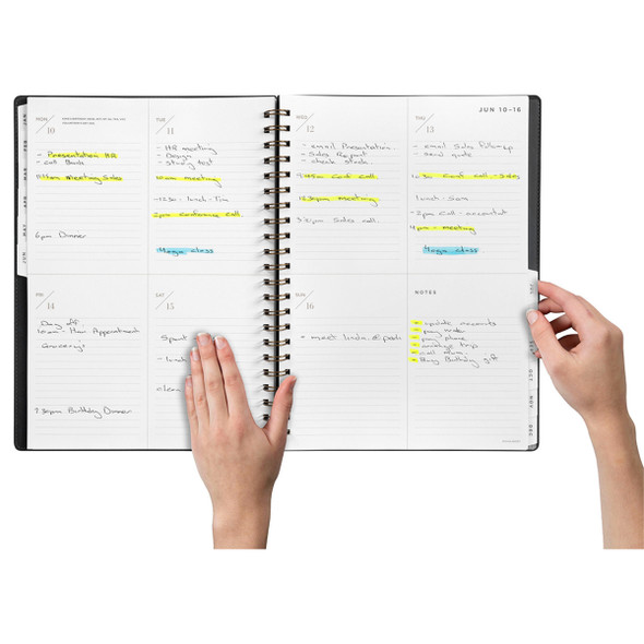 At-A-Glance Signature Collection Wiro Bound Weekly/Monthly Planner A4 Black 2026 | Mega Office Supplies At-A-Glance Signature Collection Wiro Bound Weekly/Monthly Planner A4 Black 2026 | Mega Office Supplies
