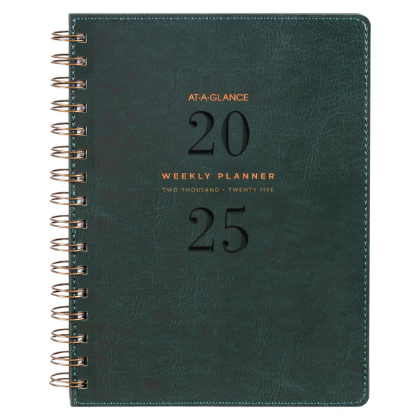 At-A-Glance 2026 Signature Collection Wiro Bound Weekly/Monthly Planner A5 Green | Mega Office Supplies At-A-Glance 2026 Signature Collection Wiro Bound Weekly/Monthly Planner A5 Green | Mega Office Supplies