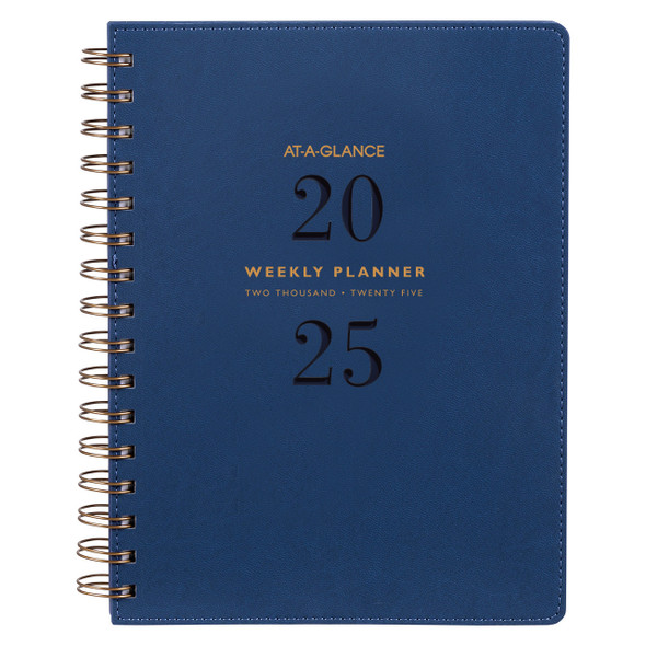 At-A-Glance 2026 Signature Collection Wiro Bound Weekly/Monthly Planner A5 Navy | Mega Office Supplies At-A-Glance 2026 Signature Collection Wiro Bound Weekly/Monthly Planner A5 Navy | Mega Office Supplies