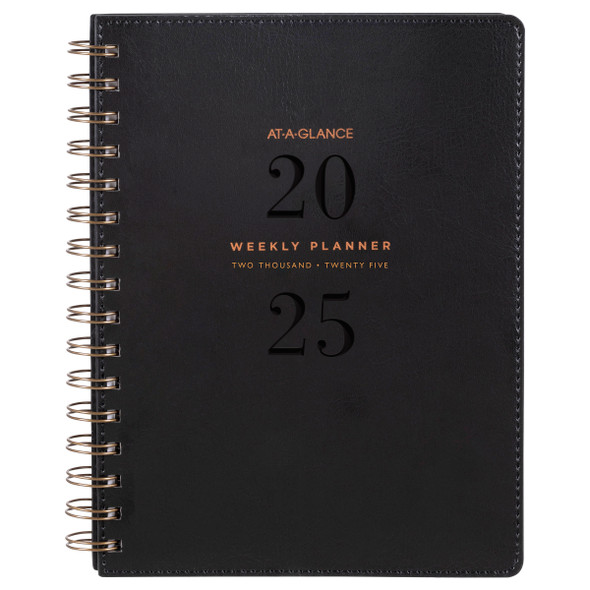 At-A-Glance 2026 Signature Collection Wiro Bound Weekly/Monthly Planner A5 Black | Mega Office Supplies At-A-Glance 2026 Signature Collection Wiro Bound Weekly/Monthly Planner A5 Black | Mega Office Supplies