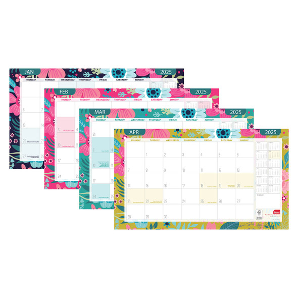 Sasco 2026 Half Desk Fashion Planner 450 x 276mm | Mega Office Supplies Sasco 2026 Half Desk Fashion Planner 450 x 276mm | Mega Office Supplies