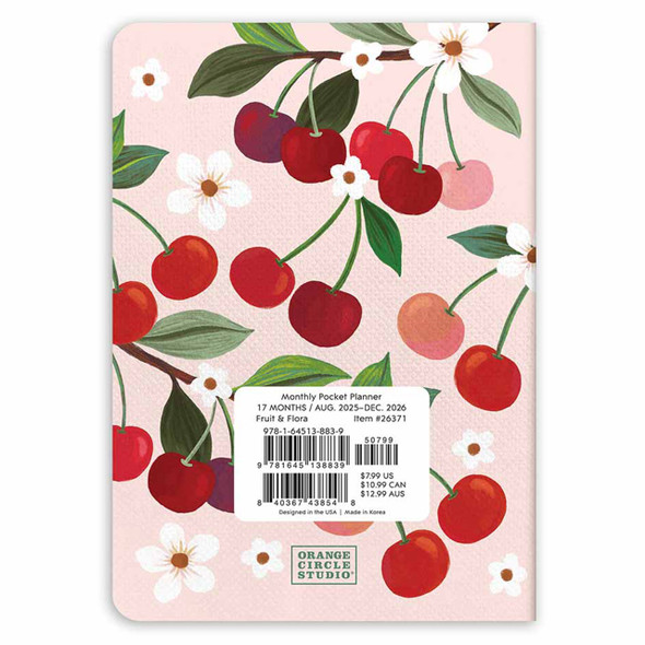 Orange Circle Fruit and Flora Monthly Pocket Planner 2026 | Mega Office Supplies Orange Circle Fruit and Flora Monthly Pocket Planner 2026 | Mega Office Supplies