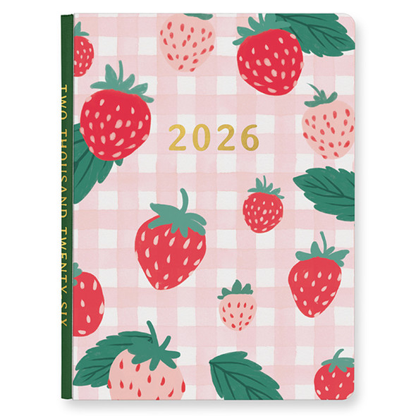 Orange Circle Strawberry Love Good Day Monthly Planner 2026 | Mega Office Supplies Orange Circle Strawberry Love Good Day Monthly Planner 2026 | Mega Office Supplies