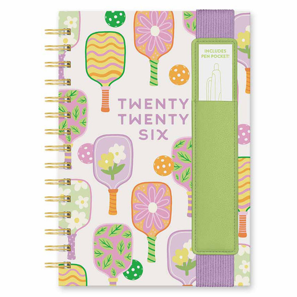 Orange Circle Pickleball Rally Oliver Planners 2026 | Mega Office Supplies Orange Circle Pickleball Rally Oliver Planners 2026 | Mega Office Supplies