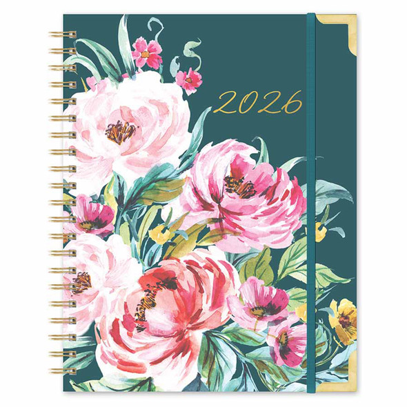 Orange Circle Bella Flora Deluxe XL Spiral Planner 2026 | Mega Office Supplies Orange Circle Bella Flora Deluxe XL Spiral Planner 2026 | Mega Office Supplies