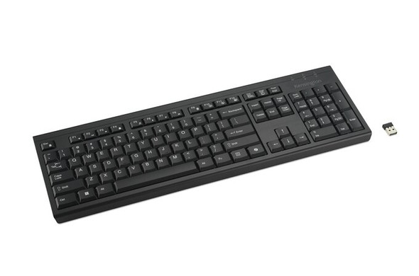 Kensington KB270 EQ Rechargeable Full-Size Wireless Keyboard Black