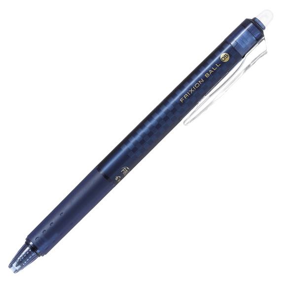 Pilot FriXion Clicker Limited Edition Erasable Gel Pen 0.5mm Navy Barrel Box of 10