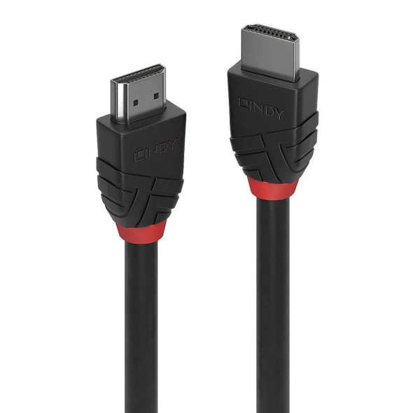 Lindy 0.5m 8K60Hz HDMI Cable Black Line