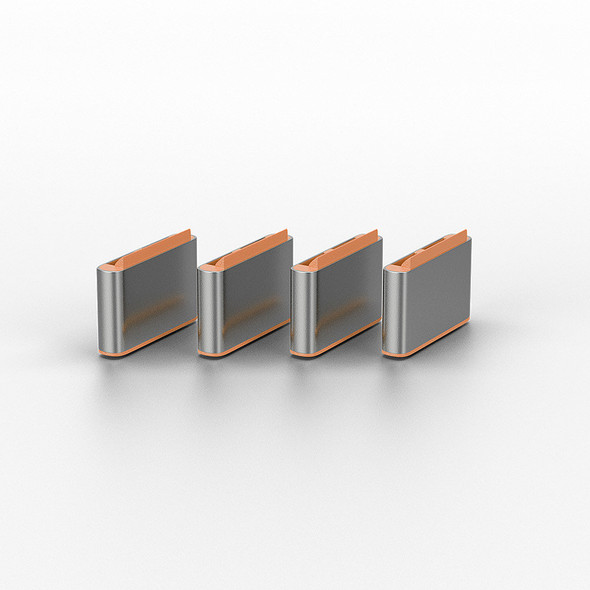 USB C, 10 Pack, Orange, Lindy Port Blocker USB C, 10 Pack, Orange, Lindy Port Blocker