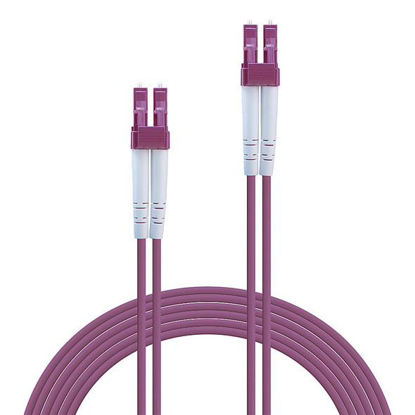 LC/LC OM4 Pink Lindy Fibre Optic Cable LC/LC OM4 Pink Lindy Fibre Optic Cable