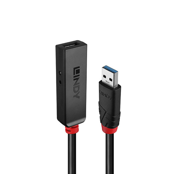 Lindy 8m USB 3.0 Active Extension Slim Black Lindy 8m USB 3.0 Active Extension Slim Black