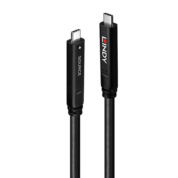 Lindy 15m USB 3.2 Gen 2 and DP 1.4 Type C Hybrid Cable Lindy 15m USB 3.2 Gen 2 and DP 1.4 Type C Hybrid Cable