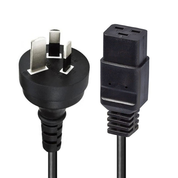 Lindy 3m Power Cable 15A 3-Pin Plug to IEC C19 Socket