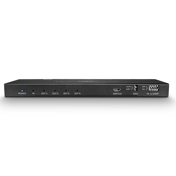 4 Port HDMI 18G with Audio and Downscaling Lindy Splitter 4 Port HDMI 18G with Audio and Downscaling Lindy Splitter