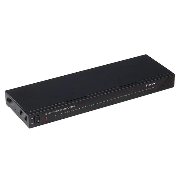 16 Port HDMI 4K60 Splitter Lindy 16 Port HDMI 4K60 Splitter Lindy