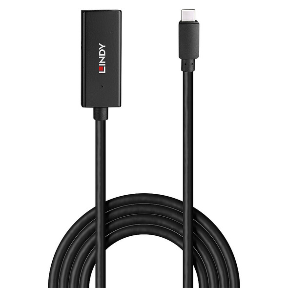 5m USB 3.2 Gen 1 Active Extension, Type C to C, Lindy 5m USB 3.2 Gen 1 Active Extension, Type C to C, Lindy
