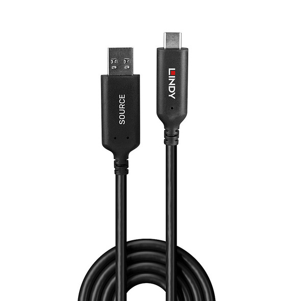 10m USB 3.2 Gen 1 Type A to C Hybrid Cable Lindy 10m USB 3.2 Gen 1 Type A to C Hybrid Cable Lindy