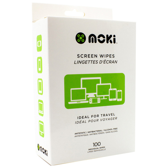 Moki Screen Wipes 100 Pack Moki Screen Wipes 100 Pack