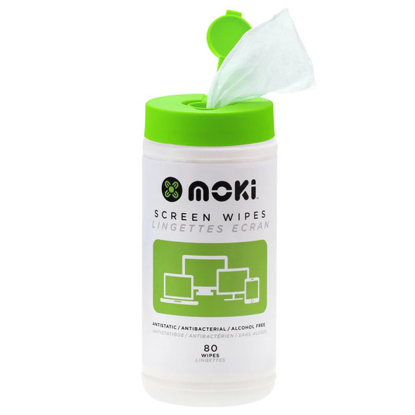Moki Screen Wipes 80 Pack Moki Screen Wipes 80 Pack