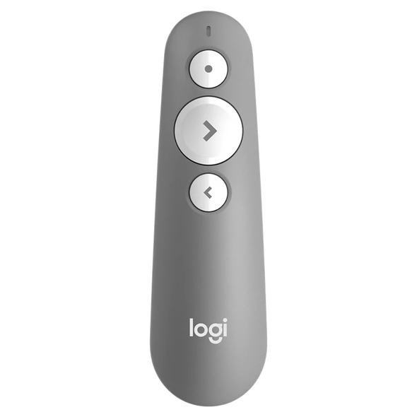 Logitech R500s Laser Presentation Remote with In-built Laser Pointer Mid Grey Logitech R500s Laser Presentation Remote with In-built Laser Pointer Mid Grey