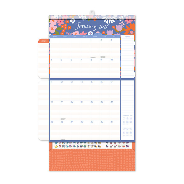 2026 Secret Garden Do It All Wall Calendar Orange Circle 2026 Secret Garden Do It All Wall Calendar Orange Circle