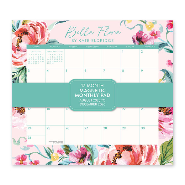 Orange Circle 2026 Bella Flora Magnetic Monthly Pads Calendar Orange Circle 2026 Bella Flora Magnetic Monthly Pads Calendar