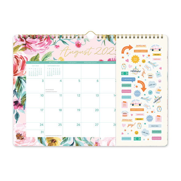 Orange Circle 2026 Bella Flora Deluxe Wall Calendar Orange Circle 2026 Bella Flora Deluxe Wall Calendar