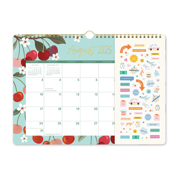 Orange Circle 2026 Fruit and Flora Deluxe Wall Calendar Orange Circle 2026 Fruit and Flora Deluxe Wall Calendar