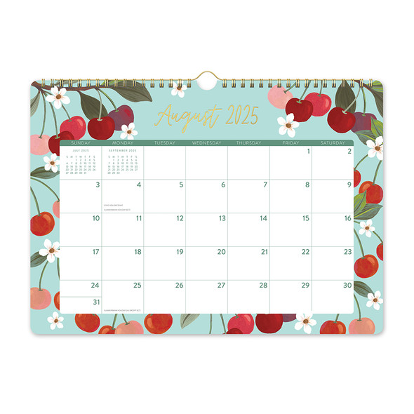 2026 Fruit and Flora Deluxe Wall Calendar Orange Circle 2026 Fruit and Flora Deluxe Wall Calendar Orange Circle