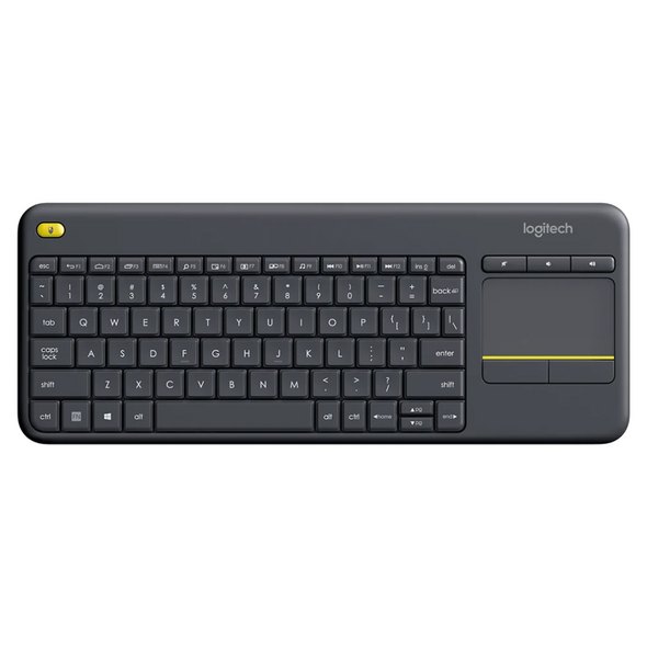 Logitech K400 Plus Wireless Keyboard with Touchpad Black Logitech K400 Plus Wireless Keyboard with Touchpad Black