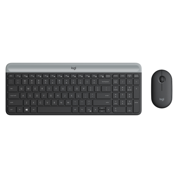 Logitech MK470 Slim Wireless Keyboard and Mouse Combo Graphite Logitech MK470 Slim Wireless Keyboard and Mouse Combo Graphite