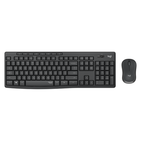 Logitech MK295 Silent Wireless Keyboard and Mouse Combo Graphite Logitech MK295 Silent Wireless Keyboard and Mouse Combo Graphite