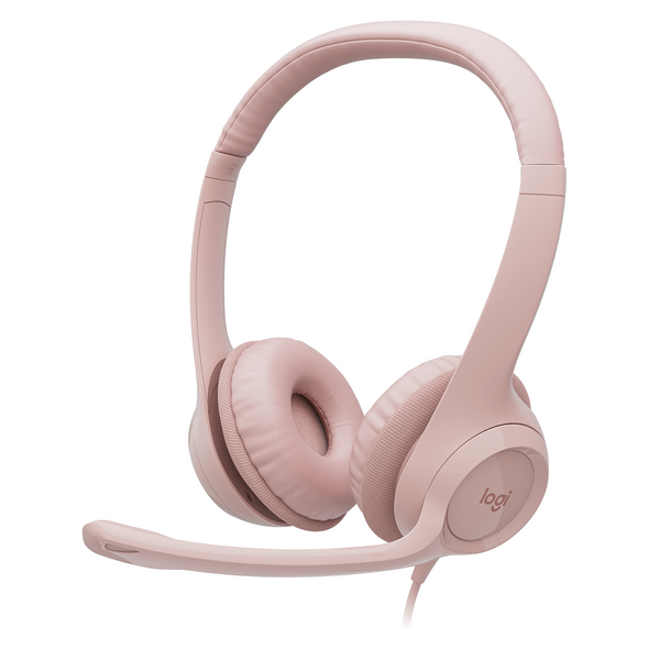 Logitech H390 Wired USB-A Headset Rose Logitech H390 Wired USB-A Headset Rose