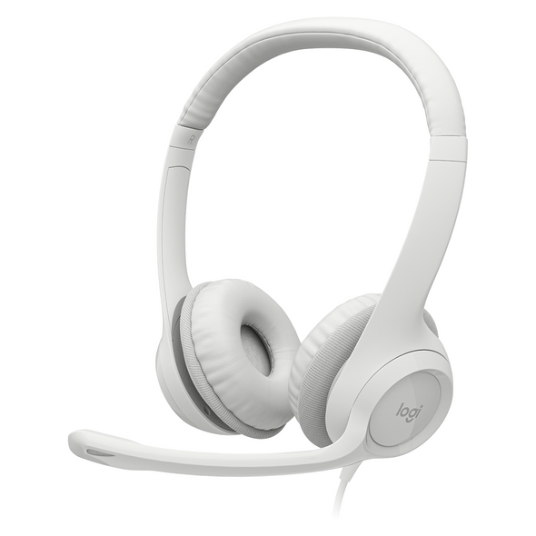 Logitech H390 Wired USB-A Headset Off White Logitech H390 Wired USB-A Headset Off White