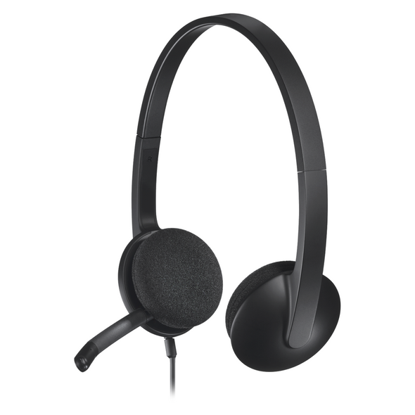 Logitech H340 Wired USB-A Headset Black Logitech H340 Wired USB-A Headset Black