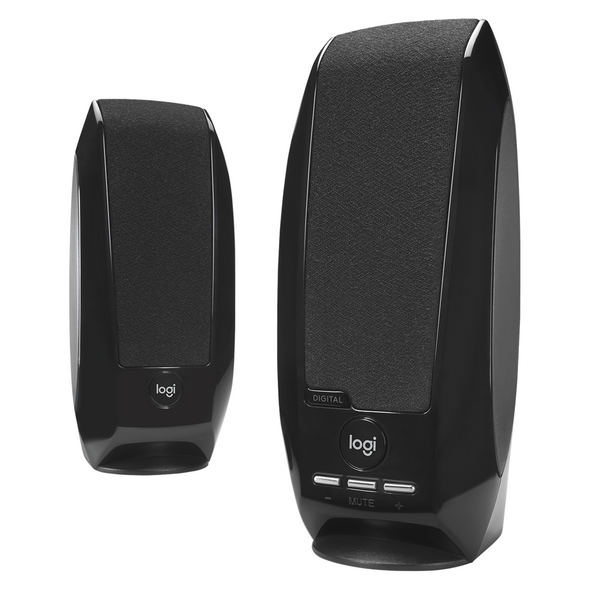 Wired USB-A Stereo Speakers Black Logitech S150 Wired USB-A Stereo Speakers Black Logitech S150