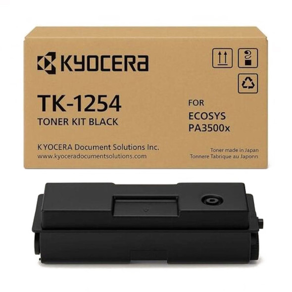 Kyocera TK-1254 Toner Cartridge Black 3000 Pages Kyocera TK-1254 Toner Cartridge Black 3000 Pages